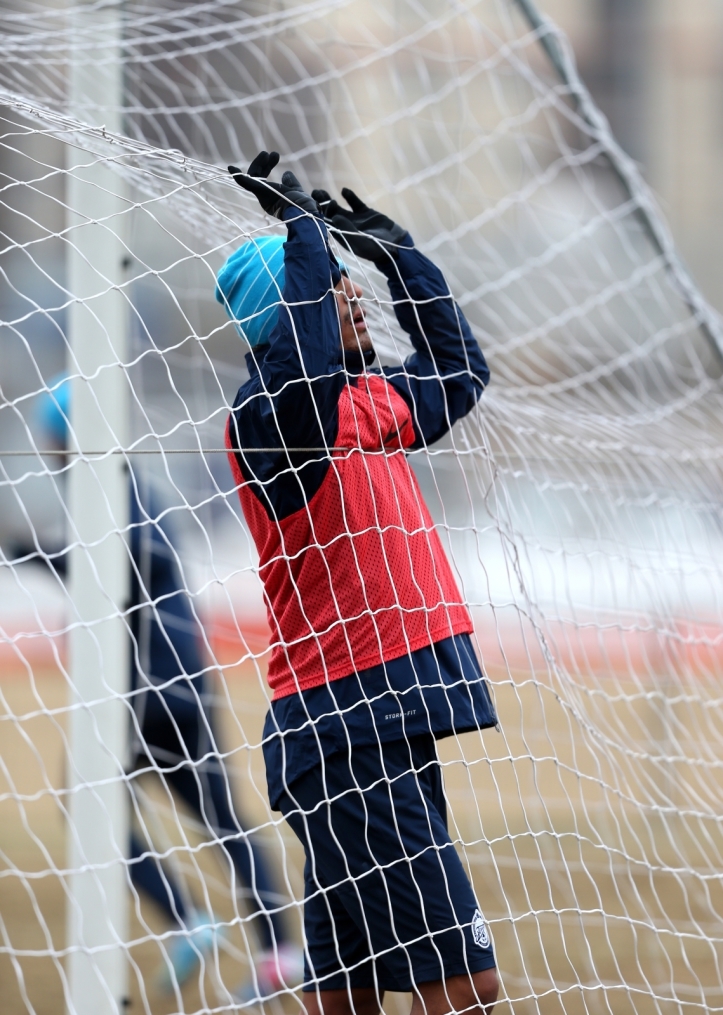 Тренировка перед матчем «Терек» — «Зенит»