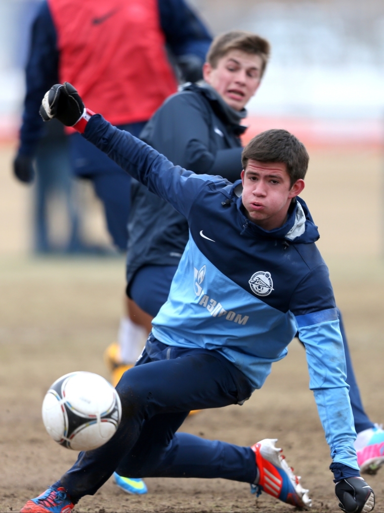 Тренировка перед матчем «Терек» — «Зенит»