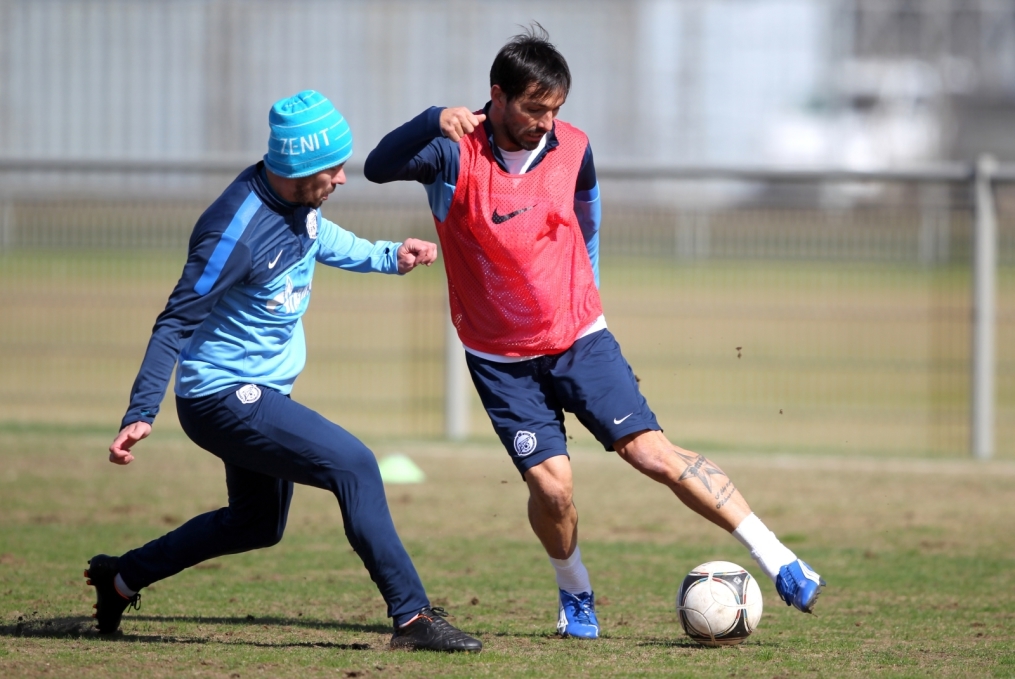 Тренировка перед матчем «Зенит» — «Краснодар»