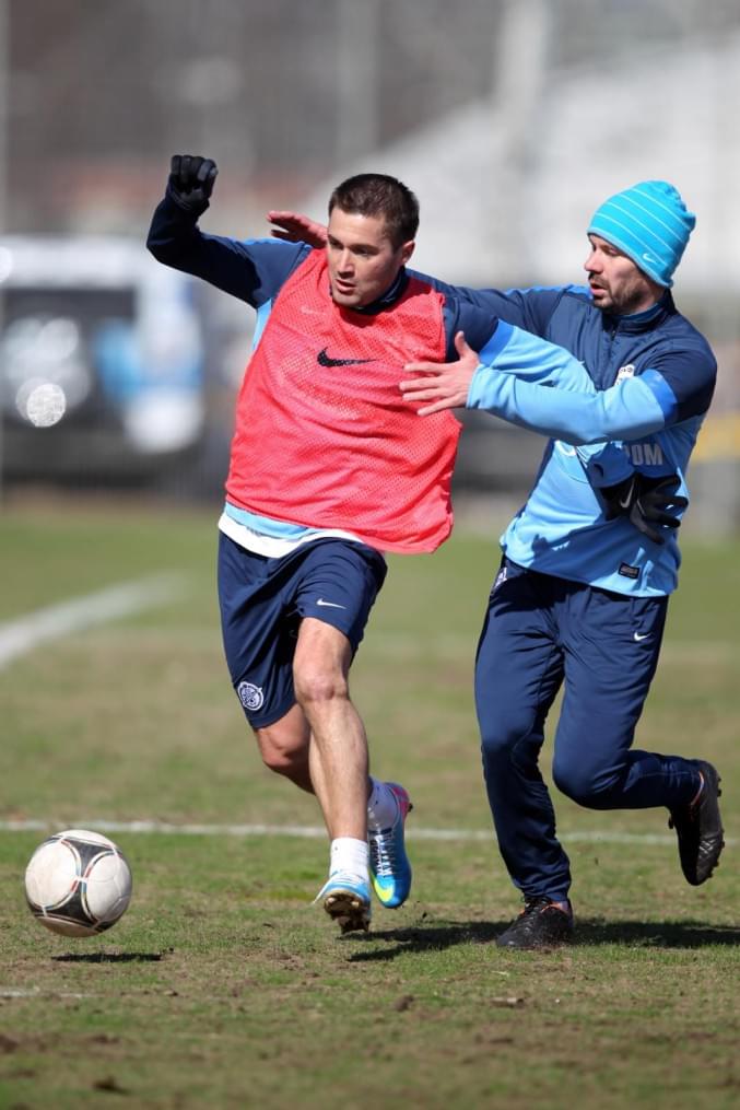 Тренировка перед матчем «Зенит» — «Краснодар»