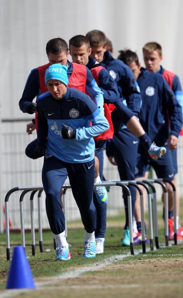 Тренировка перед матчем «Зенит» — «Краснодар»