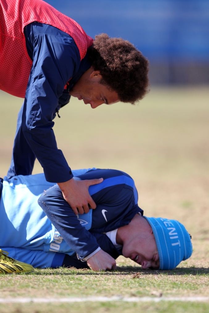 Тренировка перед матчем «Зенит» — «Краснодар»