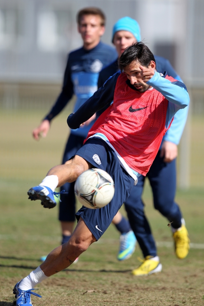 Тренировка перед матчем «Зенит» — «Краснодар»
