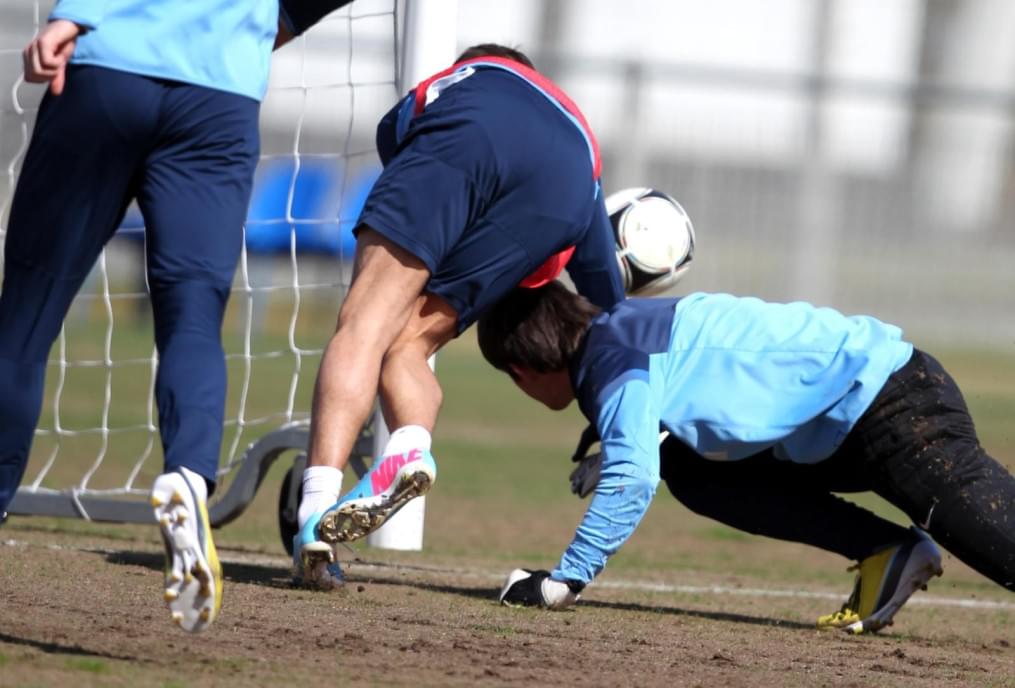 Тренировка перед матчем «Зенит» — «Краснодар»