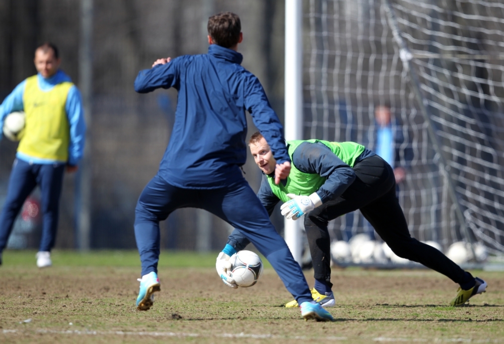 Тренировка перед матчем «Зенит» — «Краснодар»