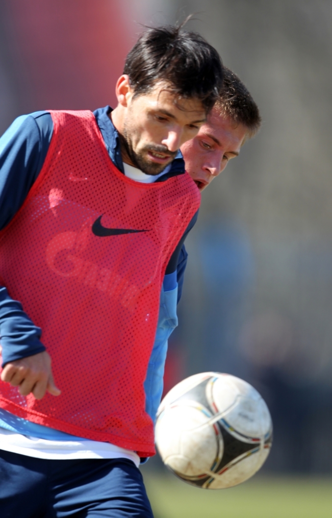 Тренировка перед матчем «Зенит» — «Краснодар»