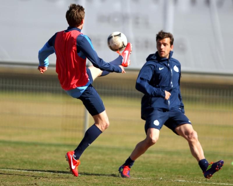 Тренировка перед матчем «Зенит» — «Краснодар»