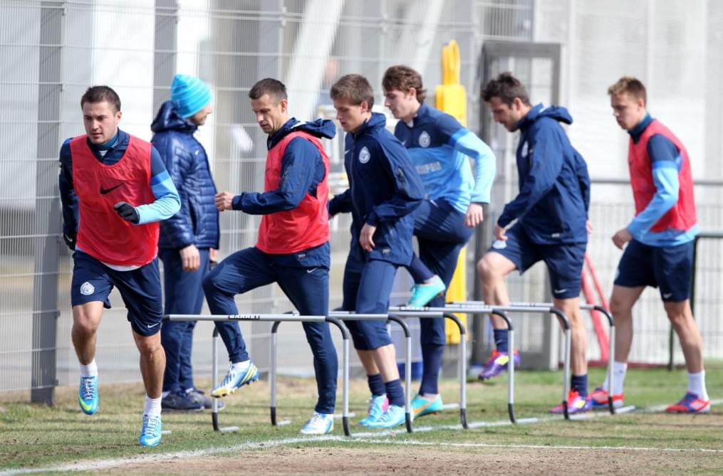 Тренировка перед матчем «Зенит» — «Краснодар»