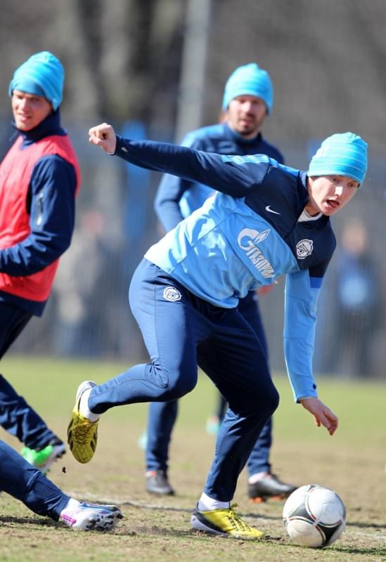 Тренировка перед матчем «Зенит» — «Краснодар»
