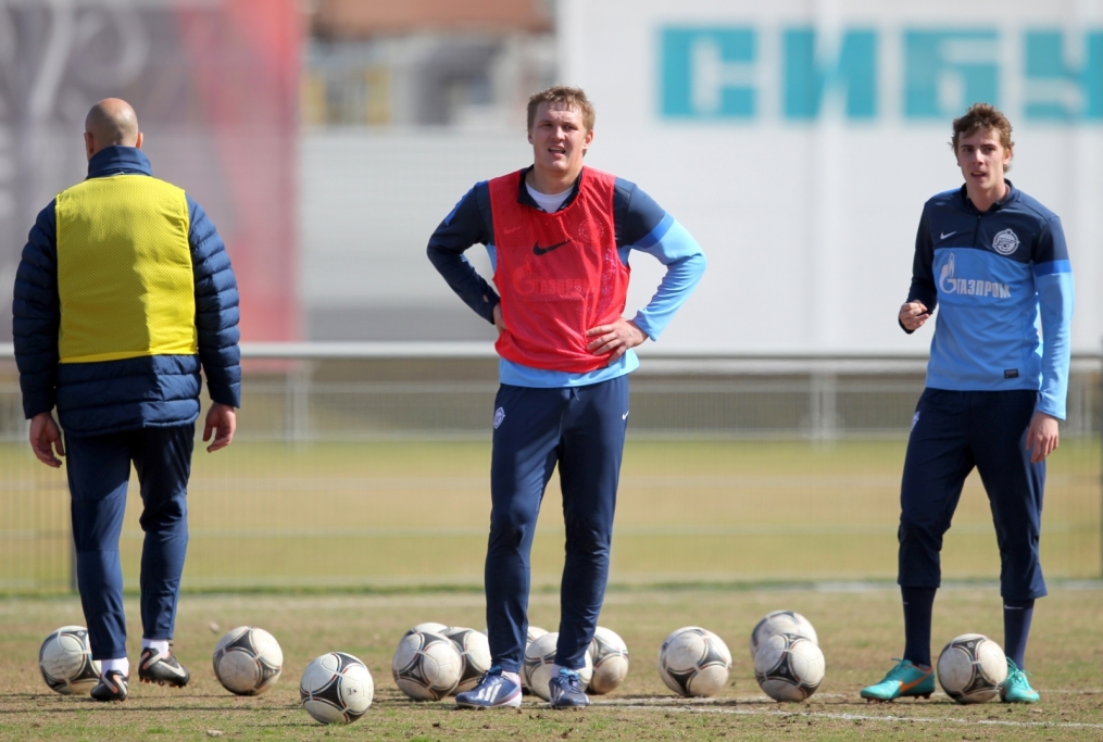 Тренировка перед матчем «Зенит» — «Краснодар»