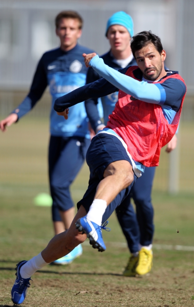 Тренировка перед матчем «Зенит» — «Краснодар»