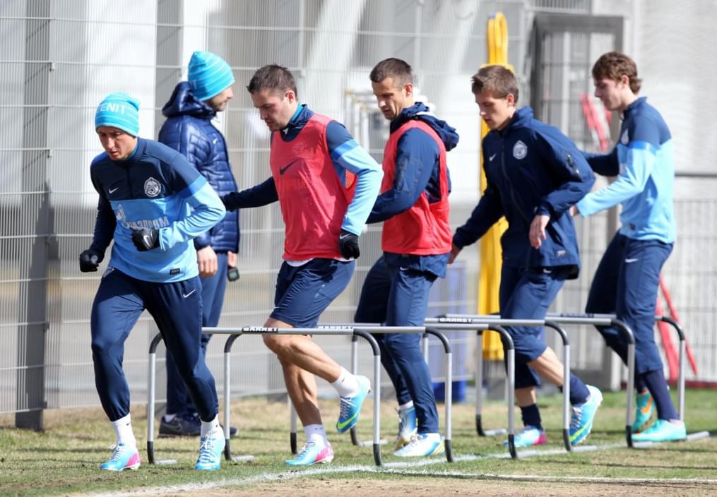 Тренировка перед матчем «Зенит» — «Краснодар»