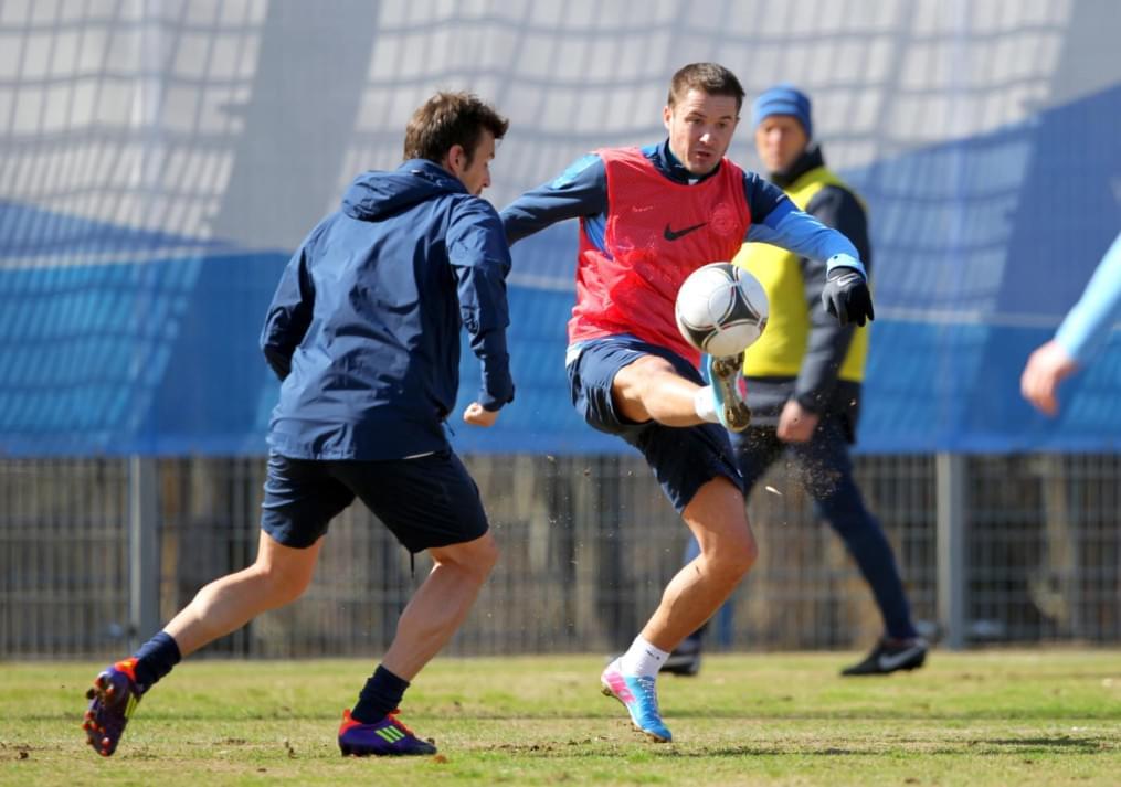 Тренировка перед матчем «Зенит» — «Краснодар»