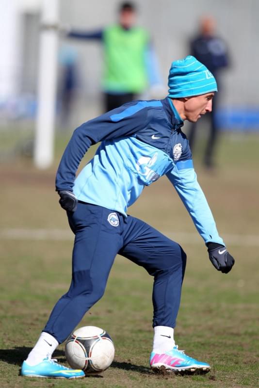 Тренировка перед матчем «Зенит» — «Краснодар»