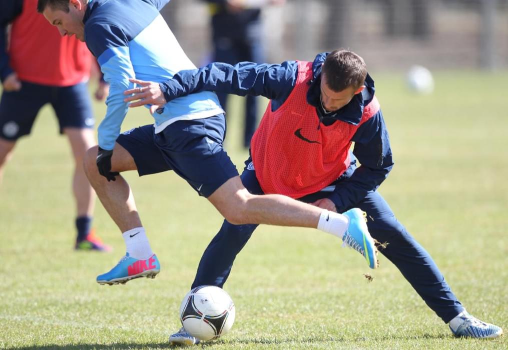 Тренировка  «Зенита» перед матчем «Кубань» — «Зенит».