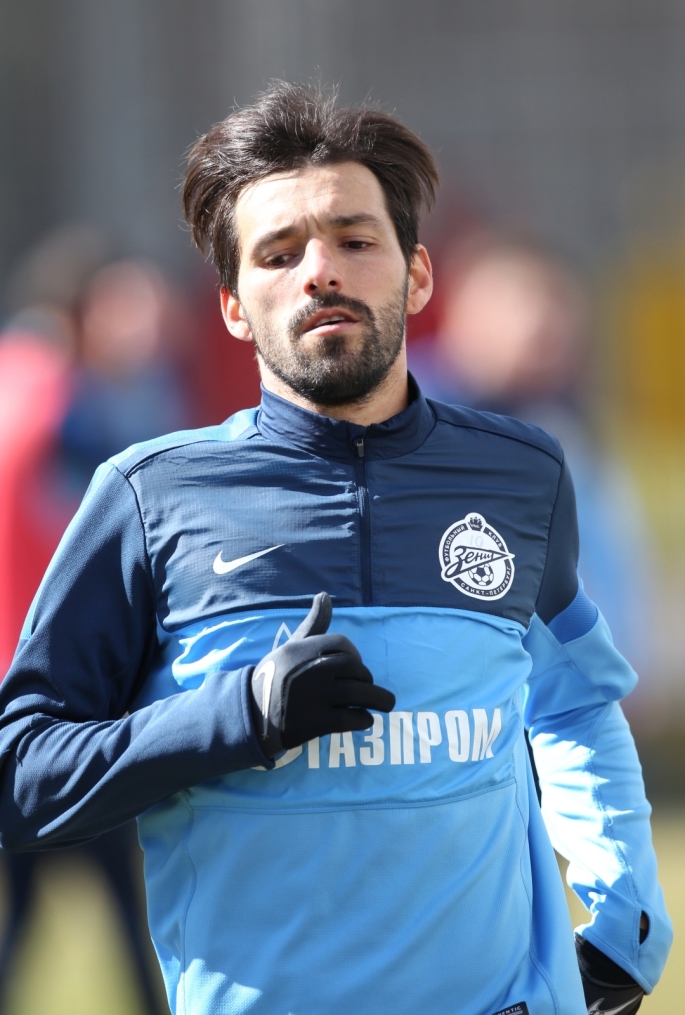 Тренировка  «Зенита» перед матчем «Кубань» — «Зенит».