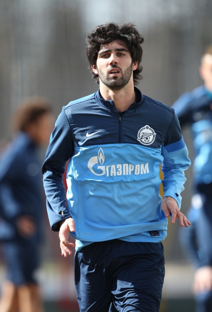 Тренировка  «Зенита» перед матчем «Кубань» — «Зенит».