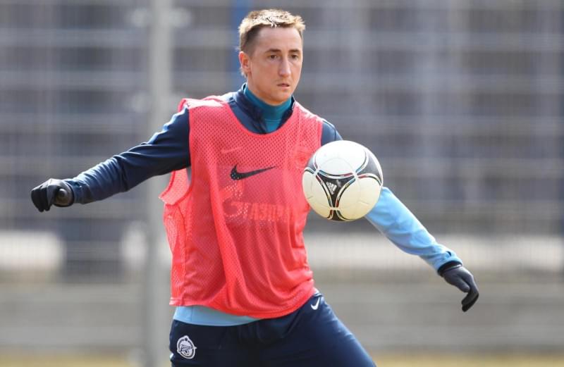 Тренировка  «Зенита» перед матчем «Кубань» — «Зенит».