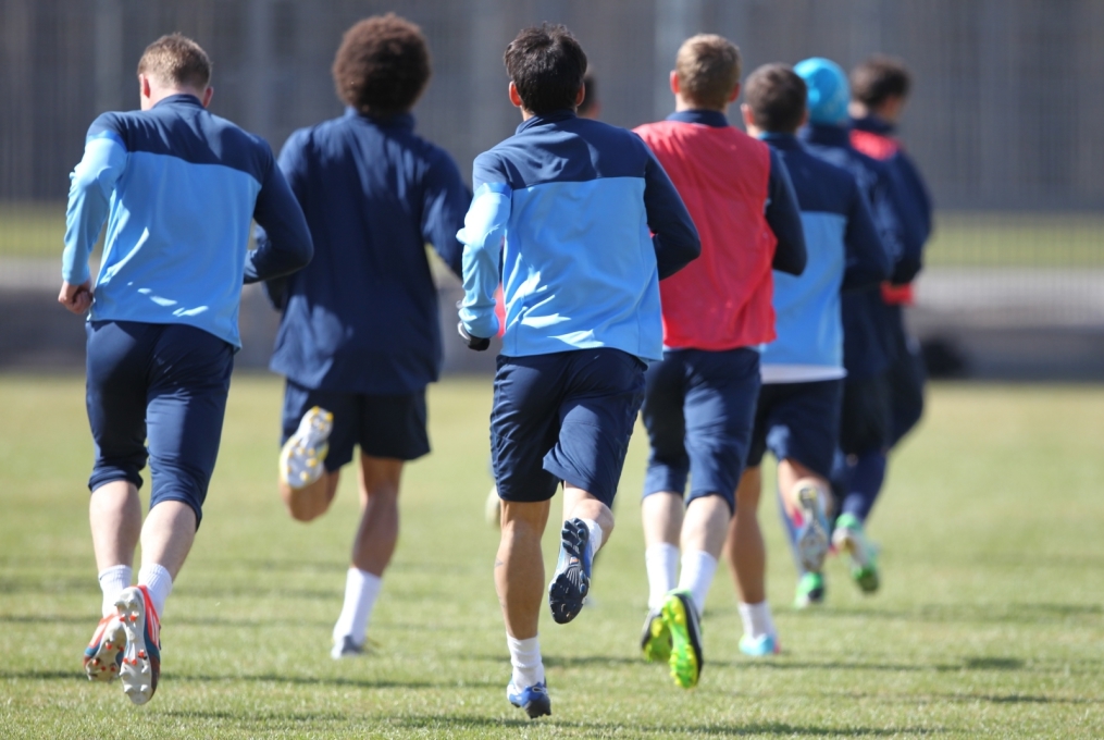 Тренировка  «Зенита» перед матчем «Кубань» — «Зенит».