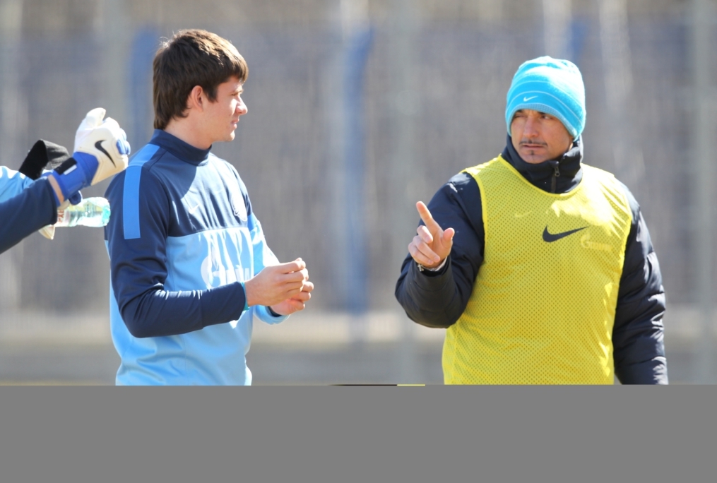 Тренировка  «Зенита» перед матчем «Кубань» — «Зенит».