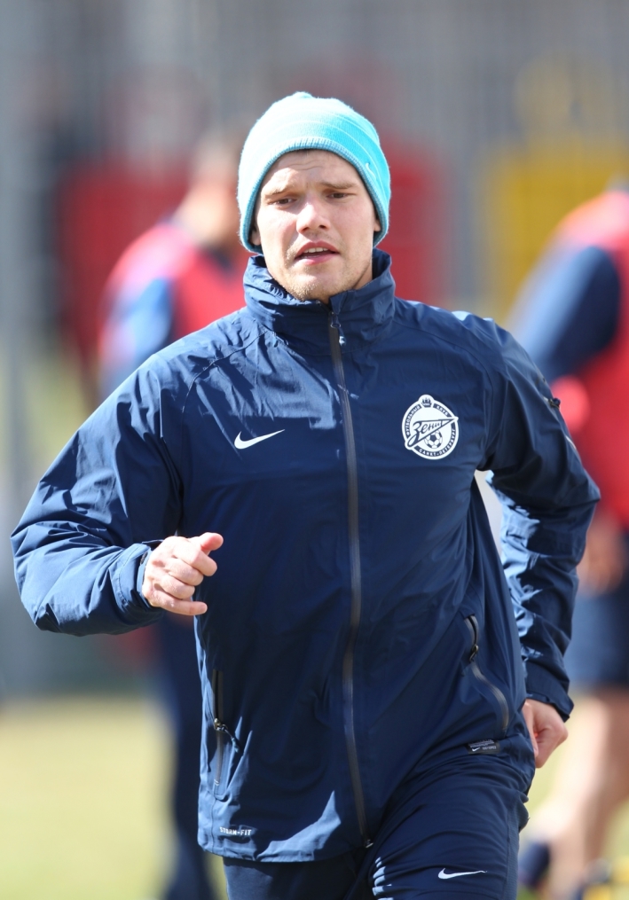 Тренировка  «Зенита» перед матчем «Кубань» — «Зенит».