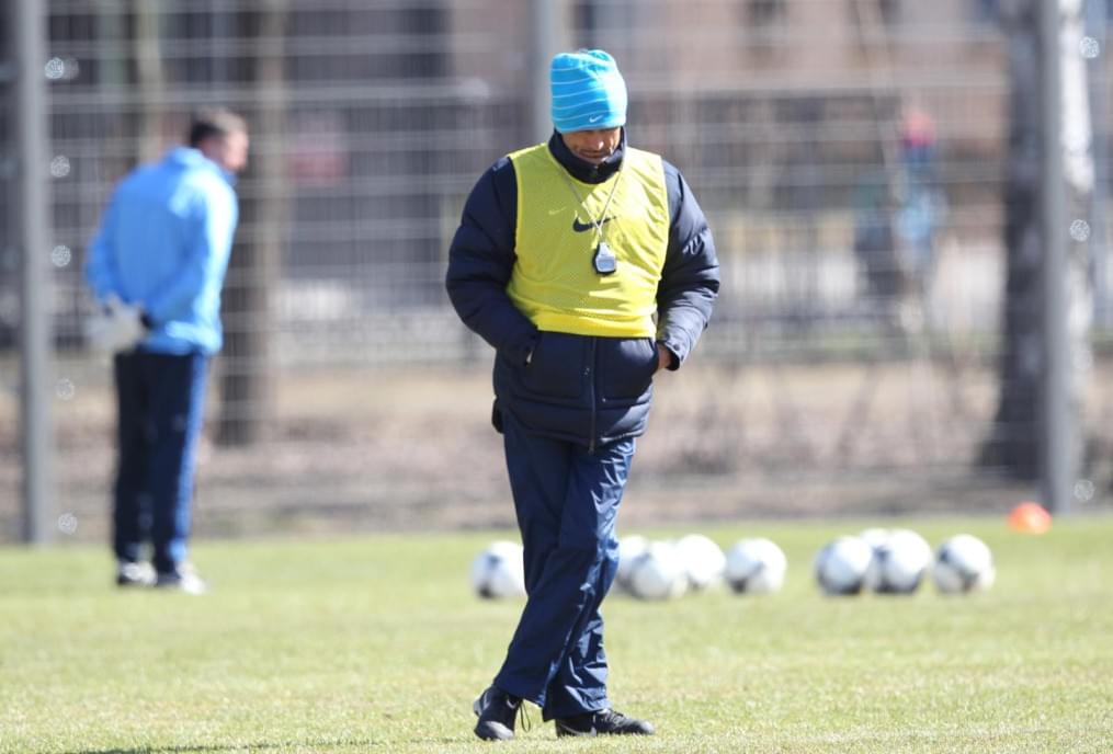 Тренировка  «Зенита» перед матчем «Кубань» — «Зенит».