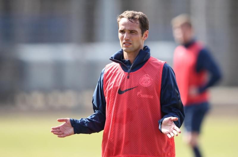 Тренировка  «Зенита» перед матчем «Кубань» — «Зенит».