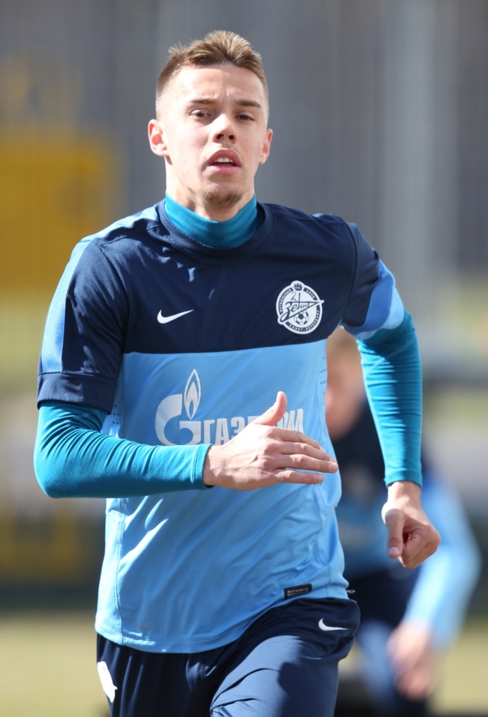 Тренировка  «Зенита» перед матчем «Кубань» — «Зенит».