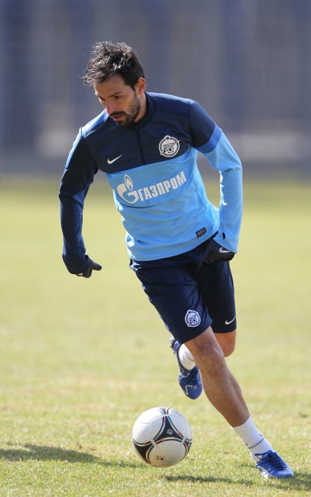 Тренировка  «Зенита» перед матчем «Кубань» — «Зенит».