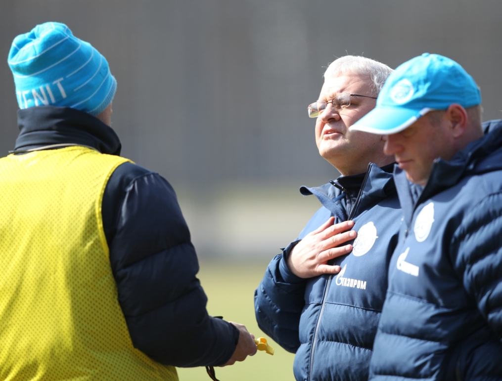 Тренировка  «Зенита» перед матчем «Кубань» — «Зенит».