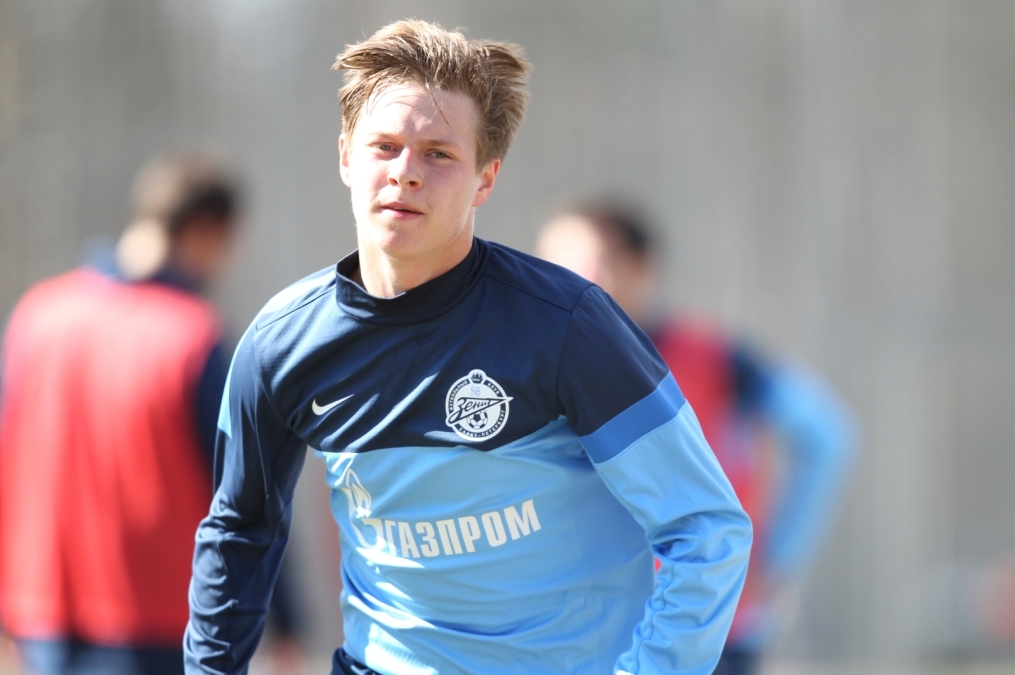 Тренировка  «Зенита» перед матчем «Кубань» — «Зенит».