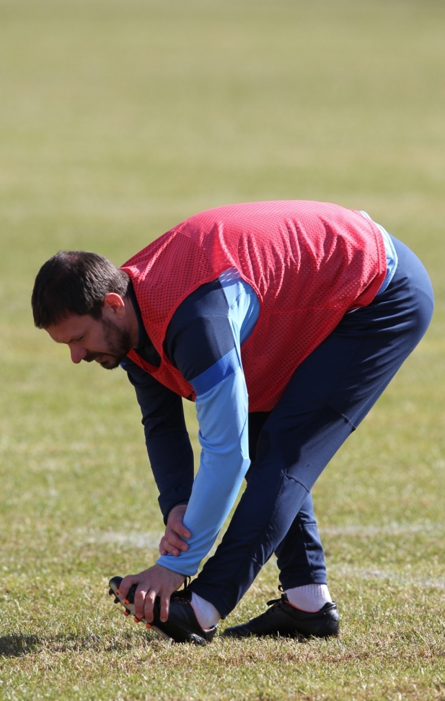 Тренировка  «Зенита» перед матчем «Кубань» — «Зенит».