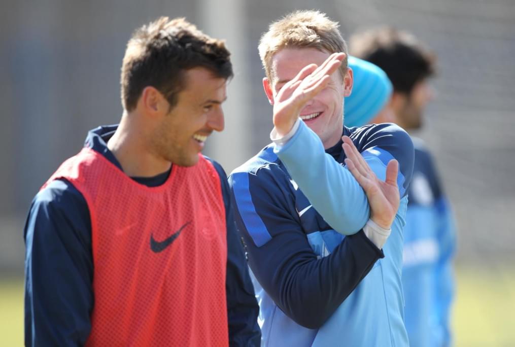 Тренировка  «Зенита» перед матчем «Кубань» — «Зенит».