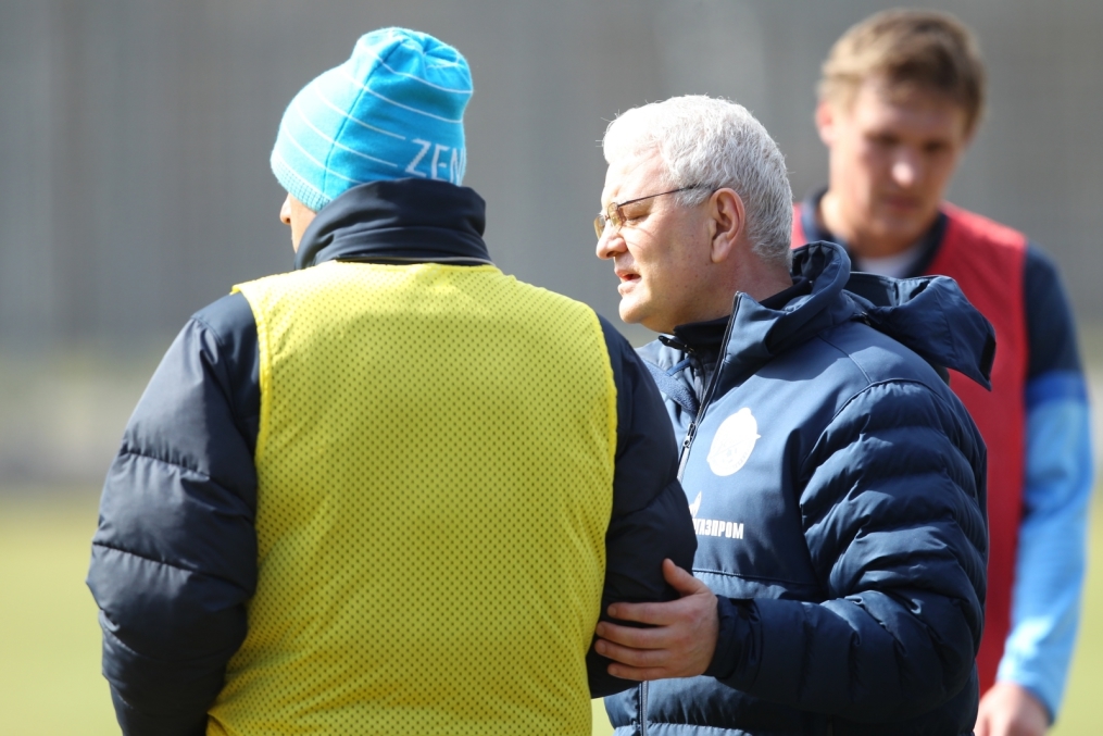 Тренировка  «Зенита» перед матчем «Кубань» — «Зенит».