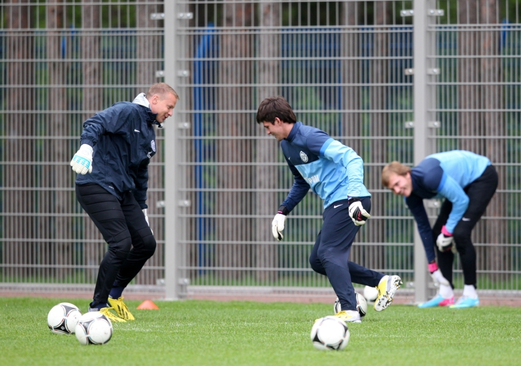 Тренировка «Зенита» перед  матчем «Амкар» — «Зенит»