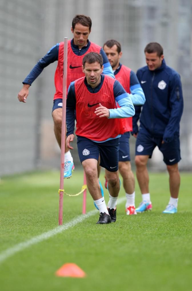 Тренировка «Зенита» перед  матчем «Амкар» — «Зенит»