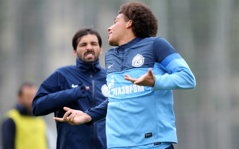 Тренировка «Зенита» перед  матчем «Амкар» — «Зенит»