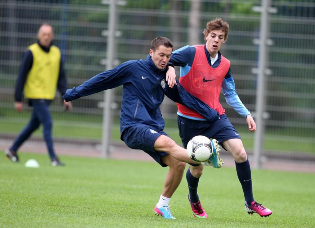 Тренировка «Зенита» перед  матчем «Амкар» — «Зенит»