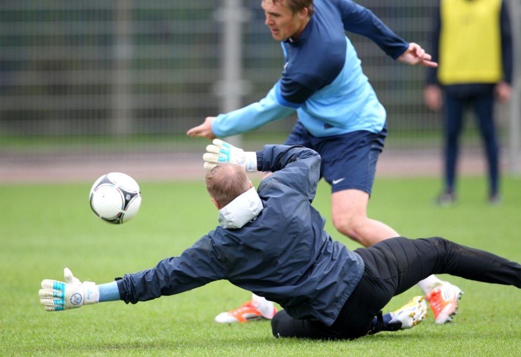 Тренировка «Зенита» перед  матчем «Амкар» — «Зенит»