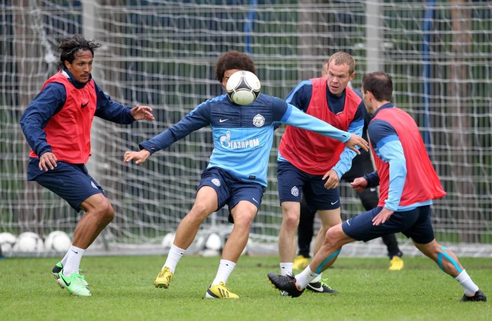 Тренировка «Зенита» перед  матчем «Амкар» — «Зенит»