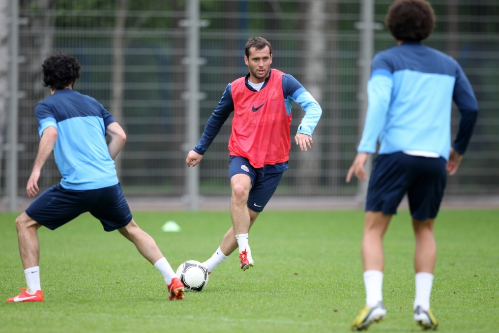 Тренировка «Зенита» перед  матчем «Амкар» — «Зенит»