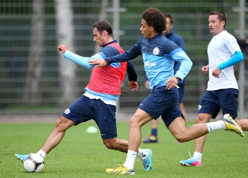 Тренировка «Зенита» перед  матчем «Амкар» — «Зенит»