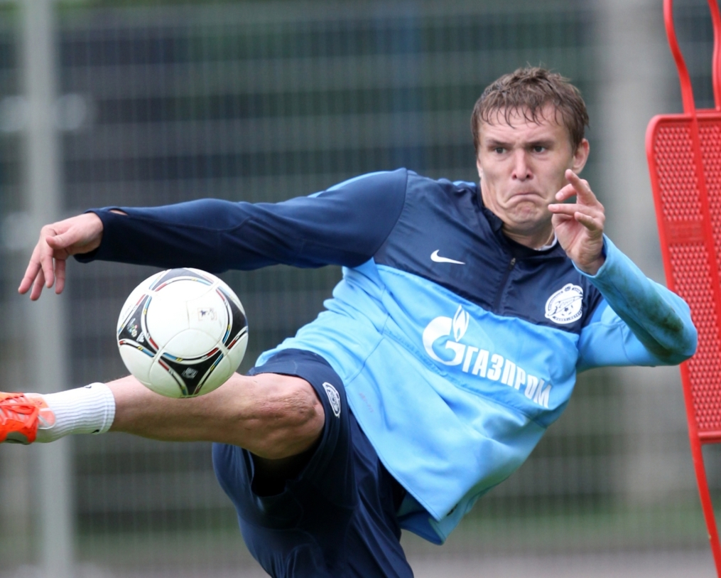 Тренировка «Зенита» перед  матчем «Амкар» — «Зенит»
