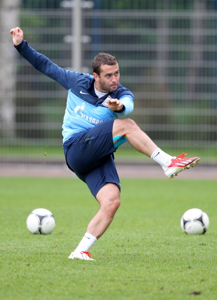 Тренировка «Зенита» перед  матчем «Амкар» — «Зенит»