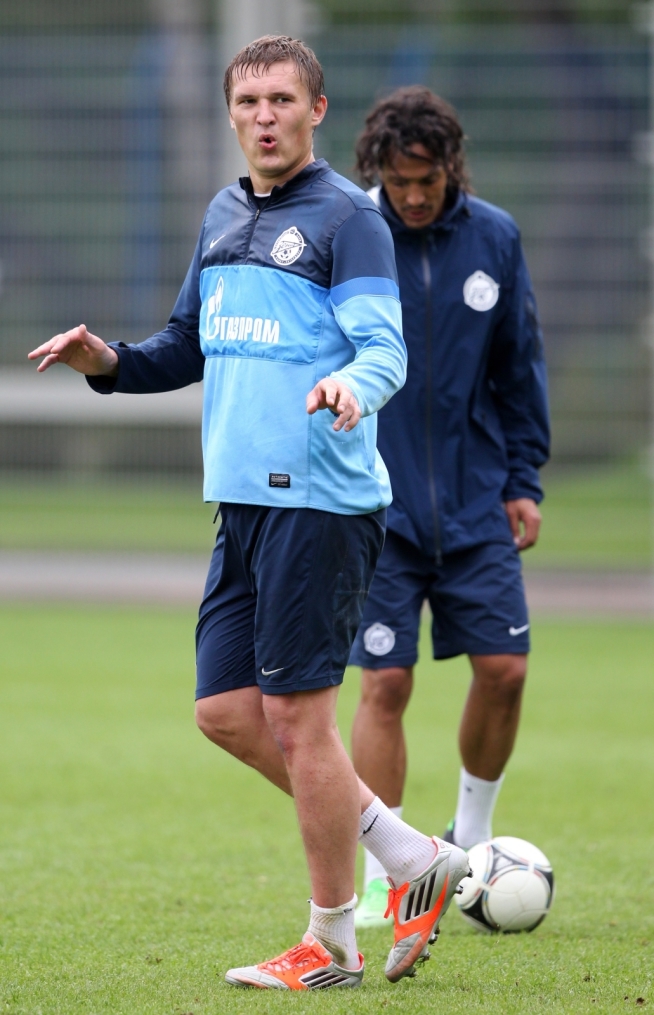 Тренировка «Зенита» перед  матчем «Амкар» — «Зенит»