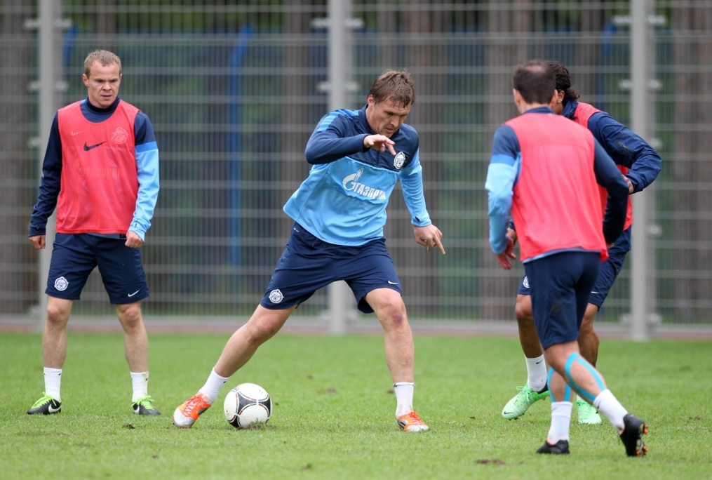 Тренировка «Зенита» перед  матчем «Амкар» — «Зенит»