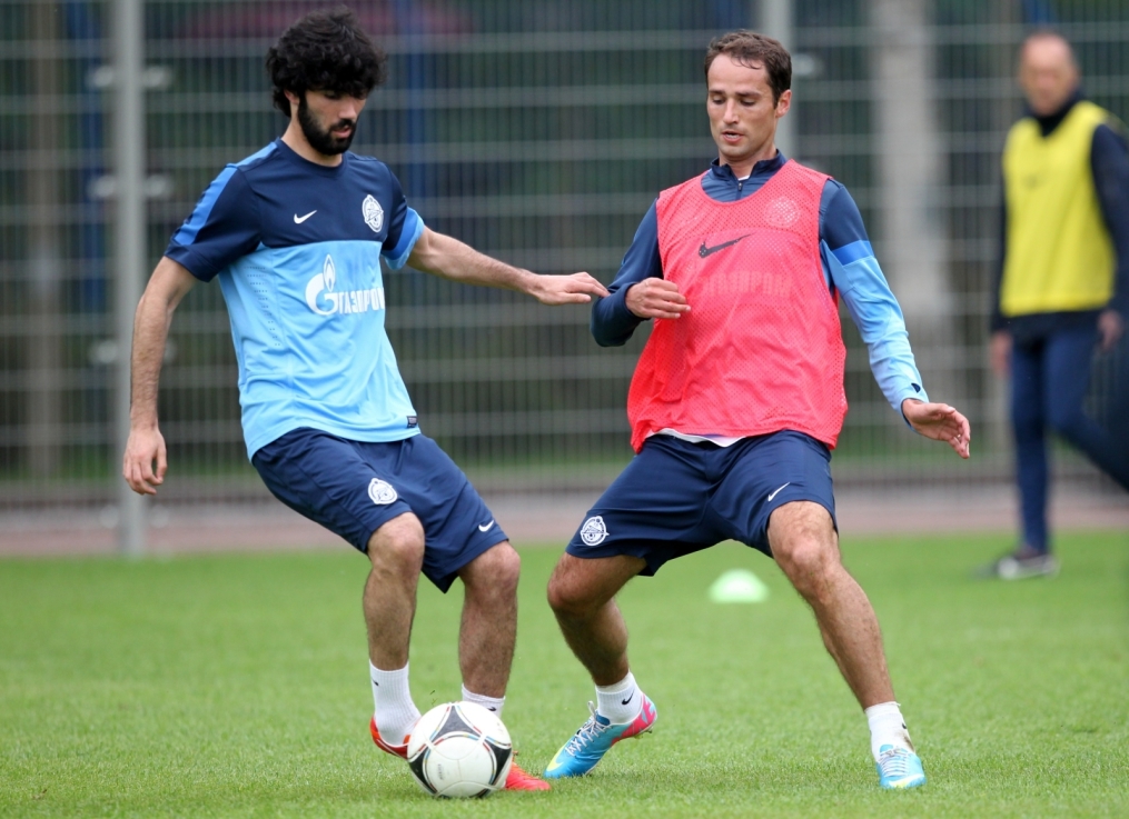 Тренировка «Зенита» перед  матчем «Амкар» — «Зенит»