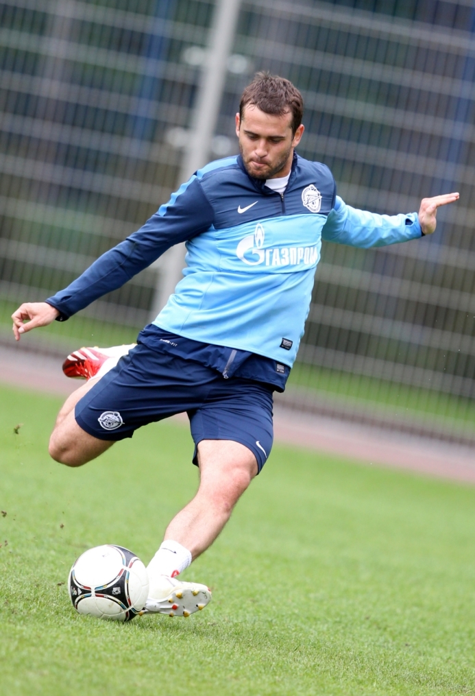 Тренировка «Зенита» перед  матчем «Амкар» — «Зенит»