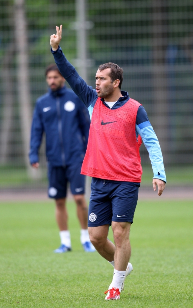 Тренировка «Зенита» перед  матчем «Амкар» — «Зенит»