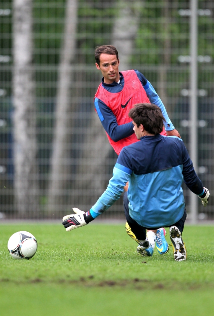 Тренировка «Зенита» перед  матчем «Амкар» — «Зенит»